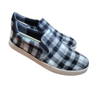 Dr Scholl's Madison Black Fannel Slip Ons Women's Size 11 NIB